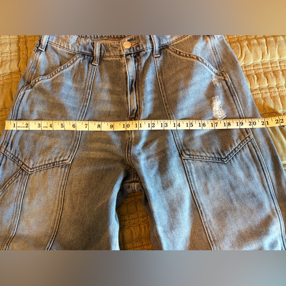 Cello wide cropped carpenter style jeans 👖 sz 11 - Picture 6 of 7